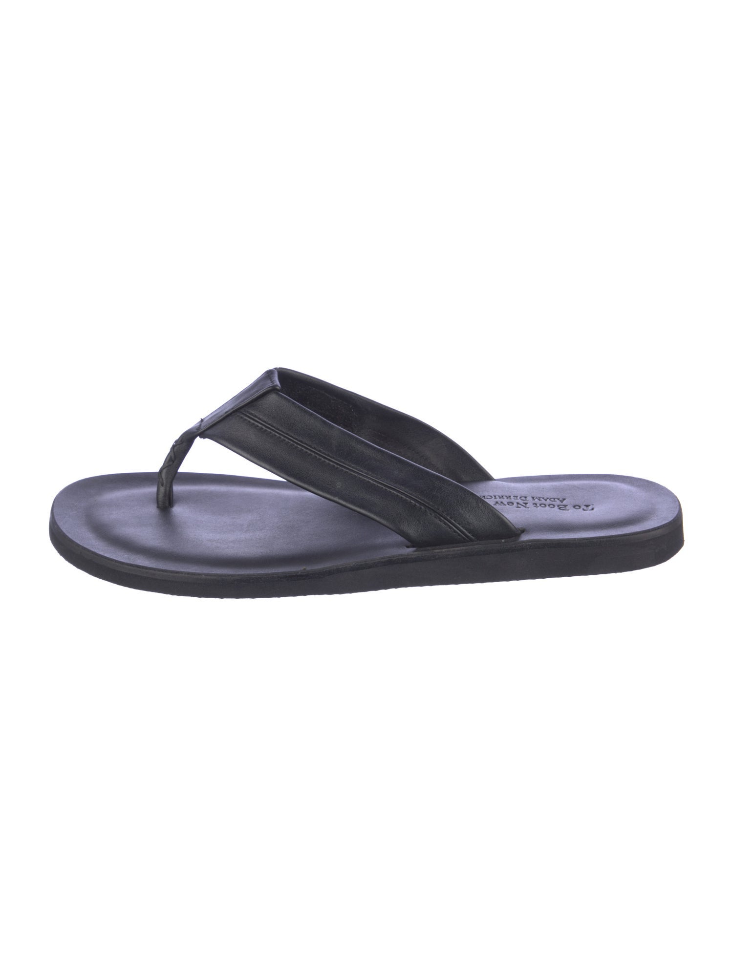 To Boot New York Leather Flip Flops