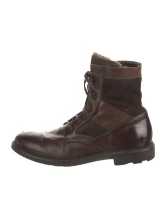 To Boot New York Leather Lace-Up Boots