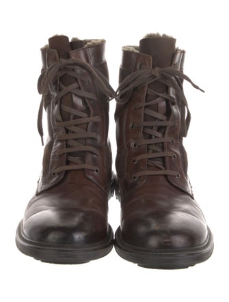 To Boot New York Leather Lace-Up Boots