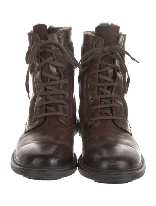 To Boot New York Leather Lace-Up Boots