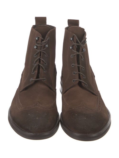 To Boot New York Suede Lace-Up Boots