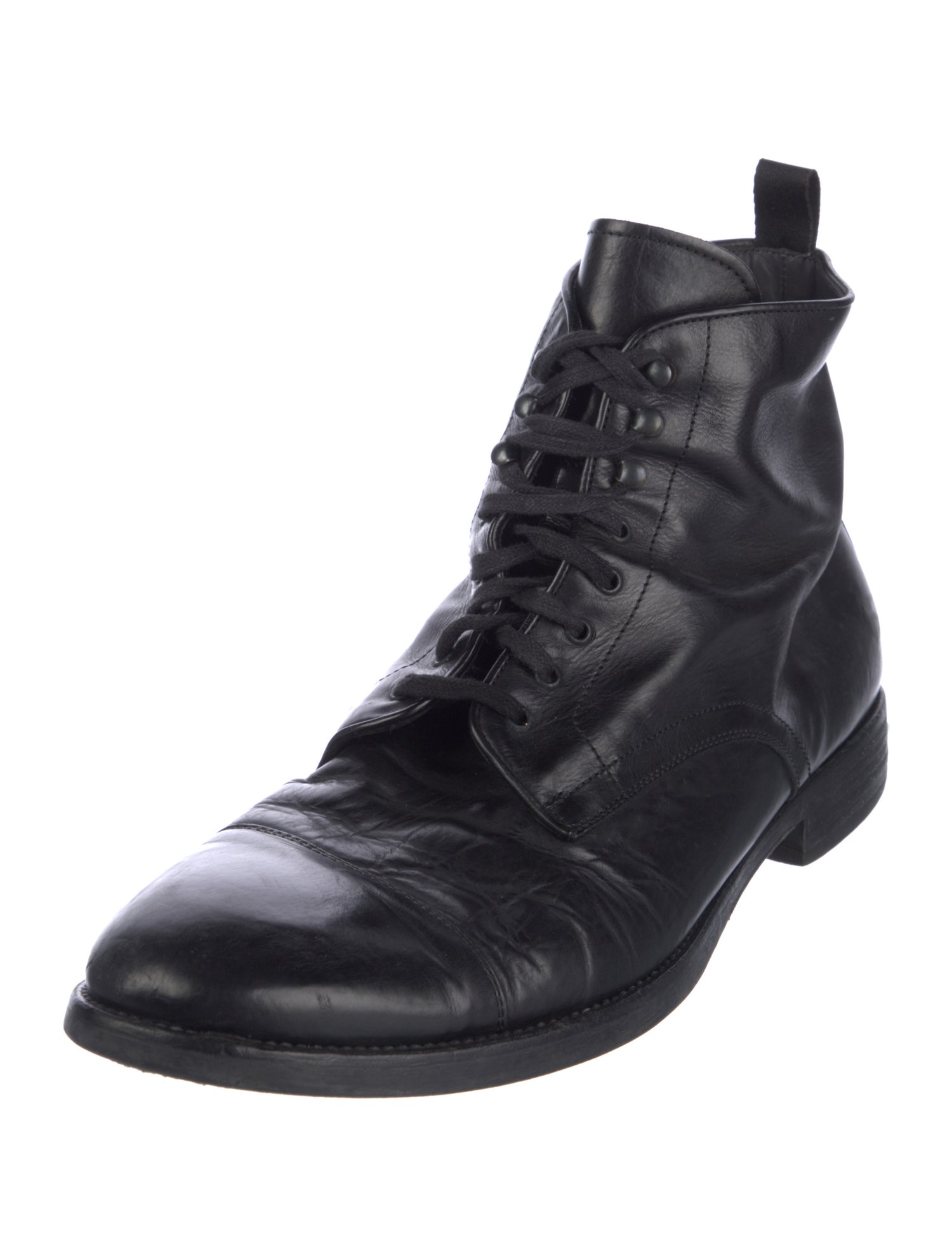 To Boot New York Leather Lace-Up Boots