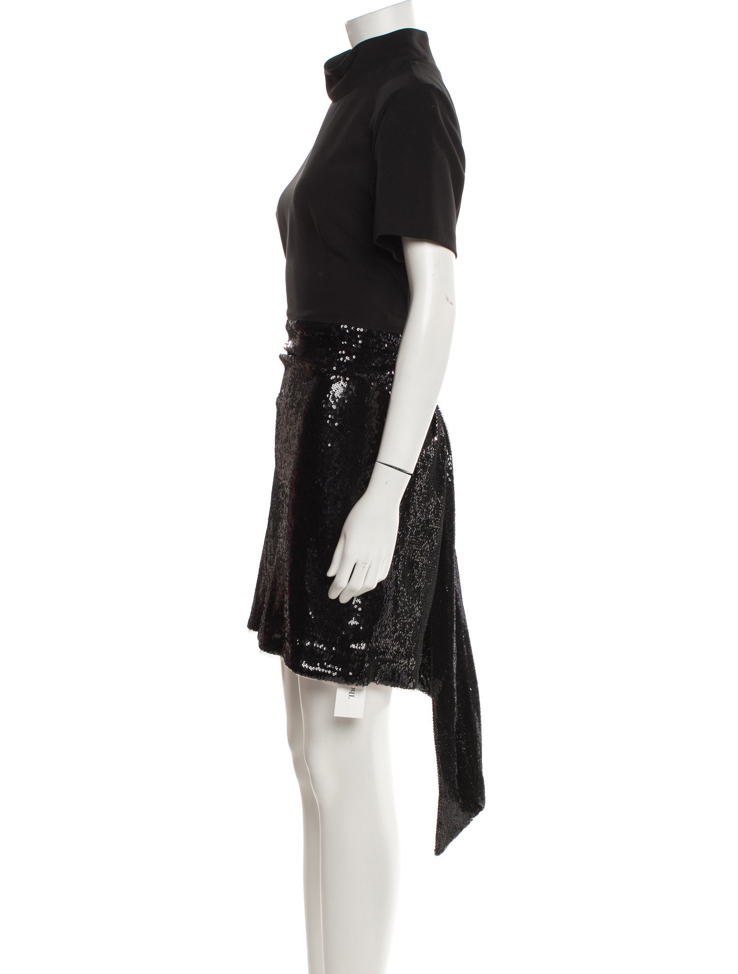 Toccin Mock Neck Mini Dress