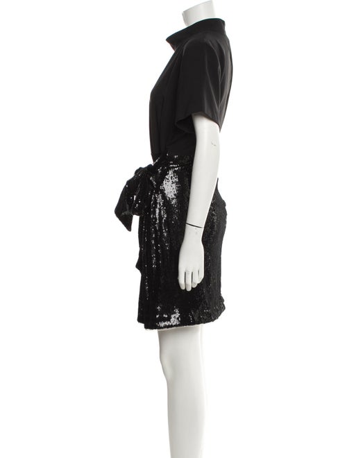 Toccin Mock Neck Mini Dress