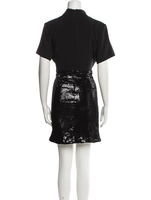 Toccin Mock Neck Mini Dress