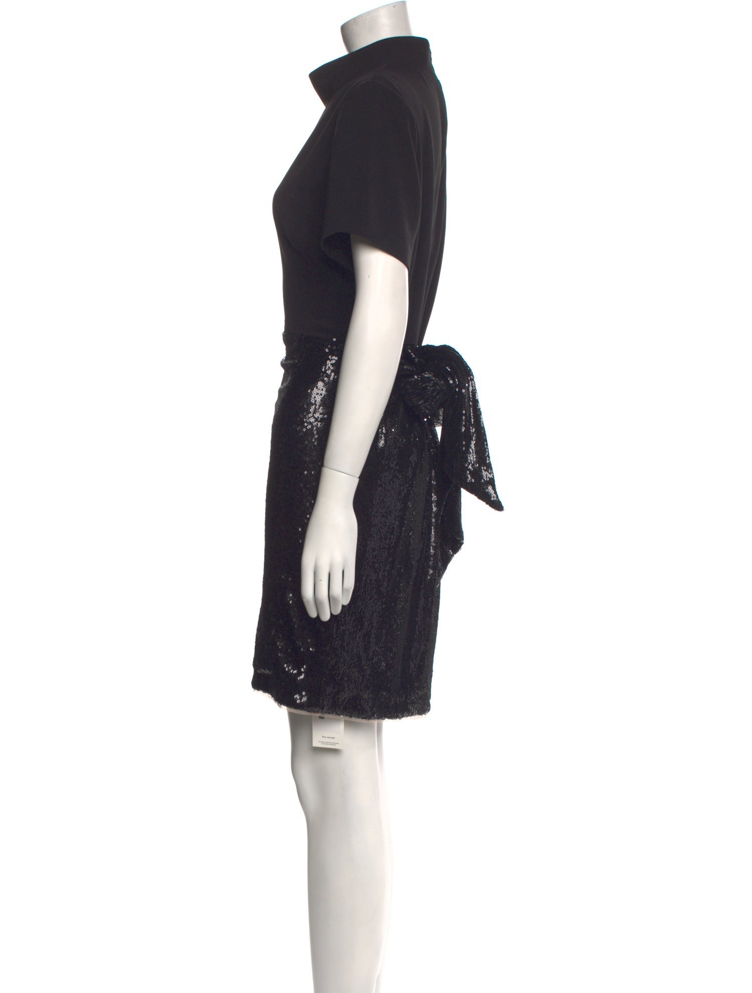 Toccin Mock Neck Mini Dress