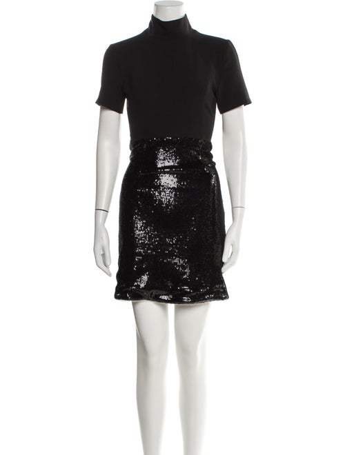 Toccin Mock Neck Mini Dress