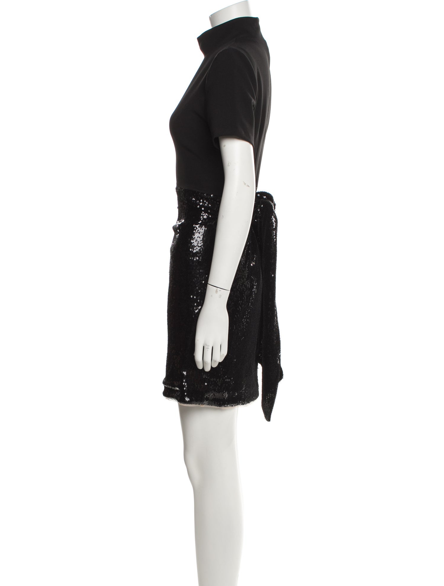 Toccin Mock Neck Mini Dress