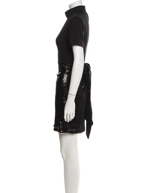 Toccin Mock Neck Mini Dress