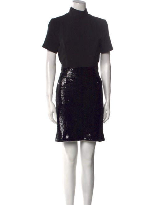 Toccin Mock Neck Mini Dress