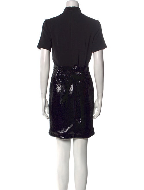 Toccin Mock Neck Mini Dress