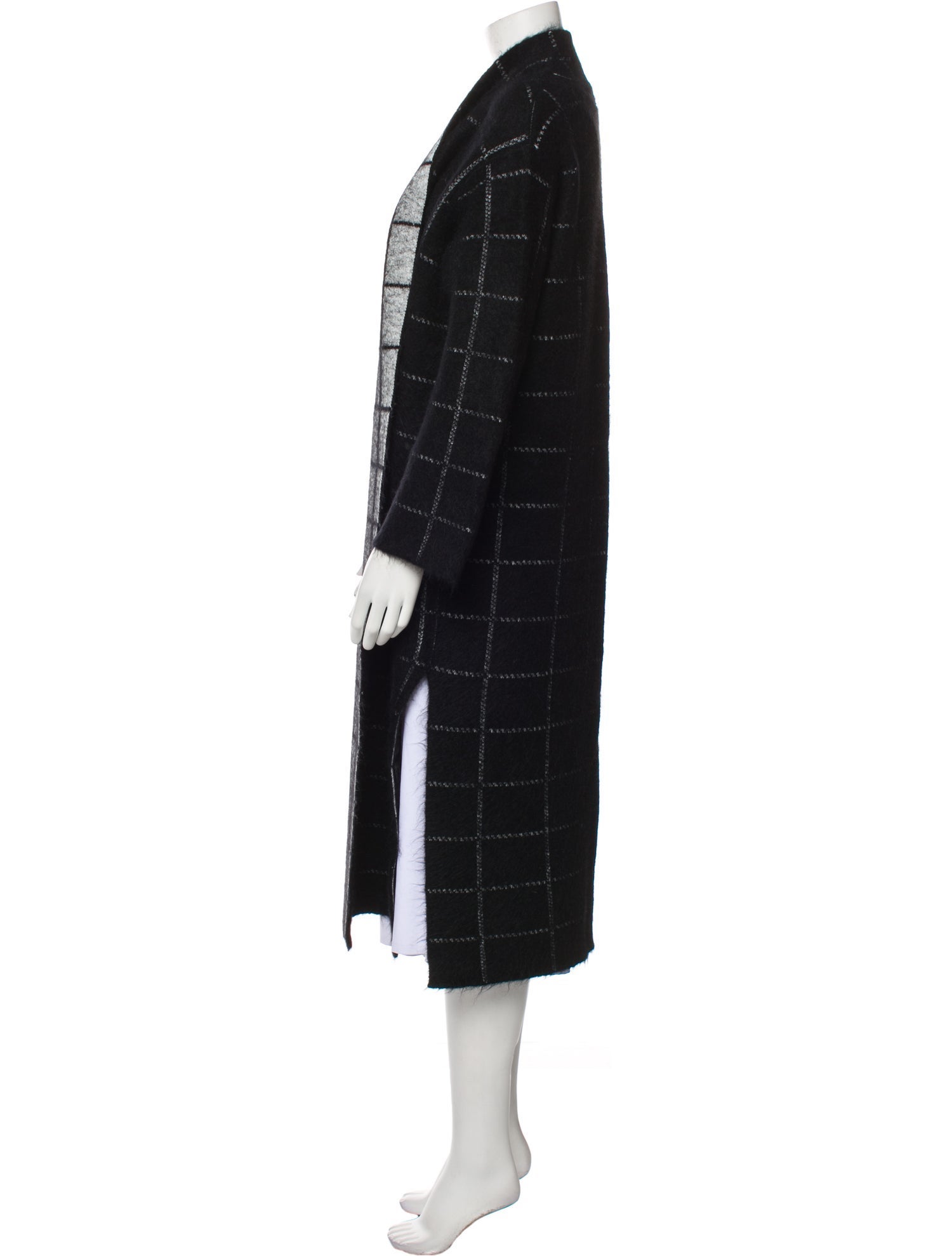 Toccin Plaid Print Coat