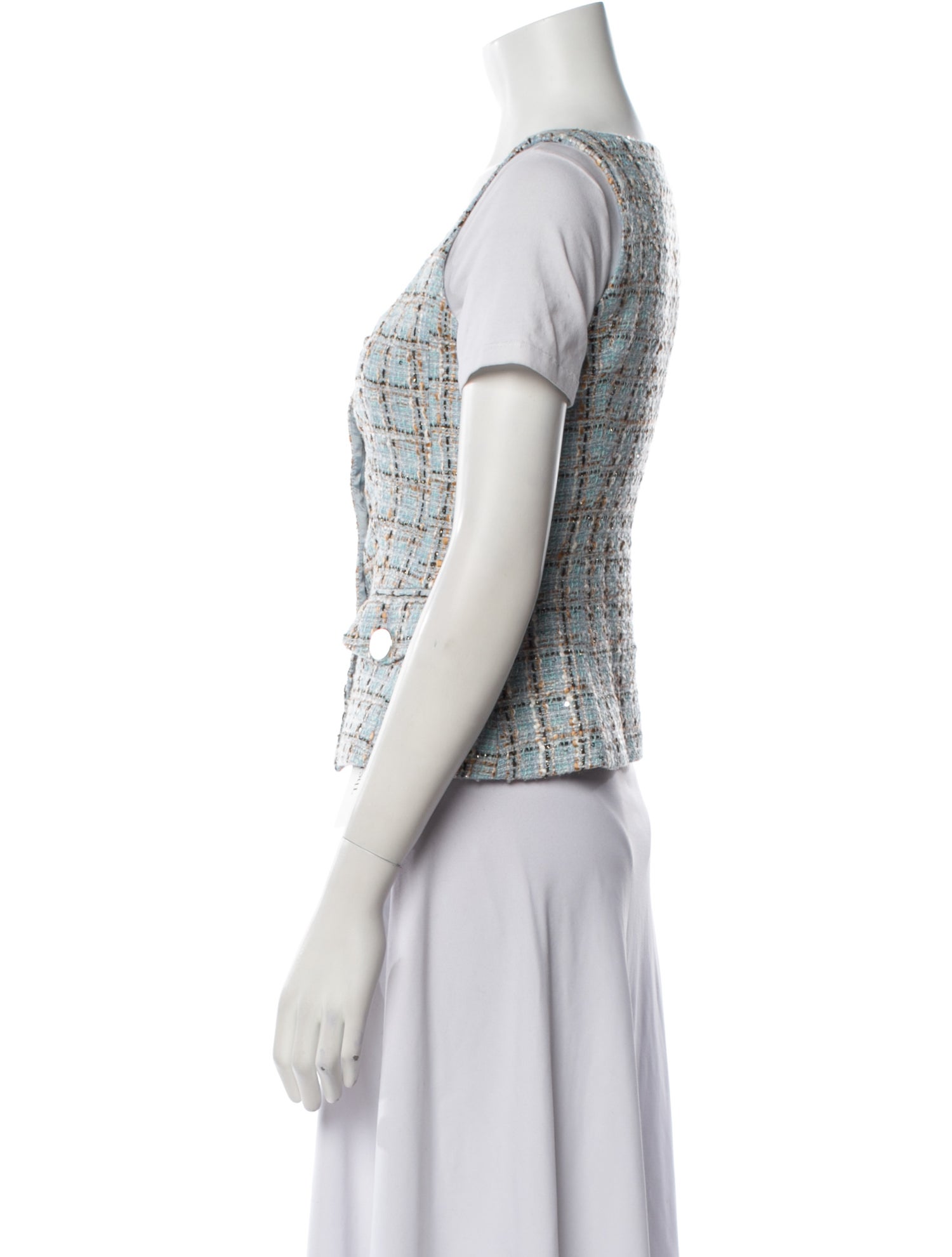 Toccin Tie-Dye Print Vest