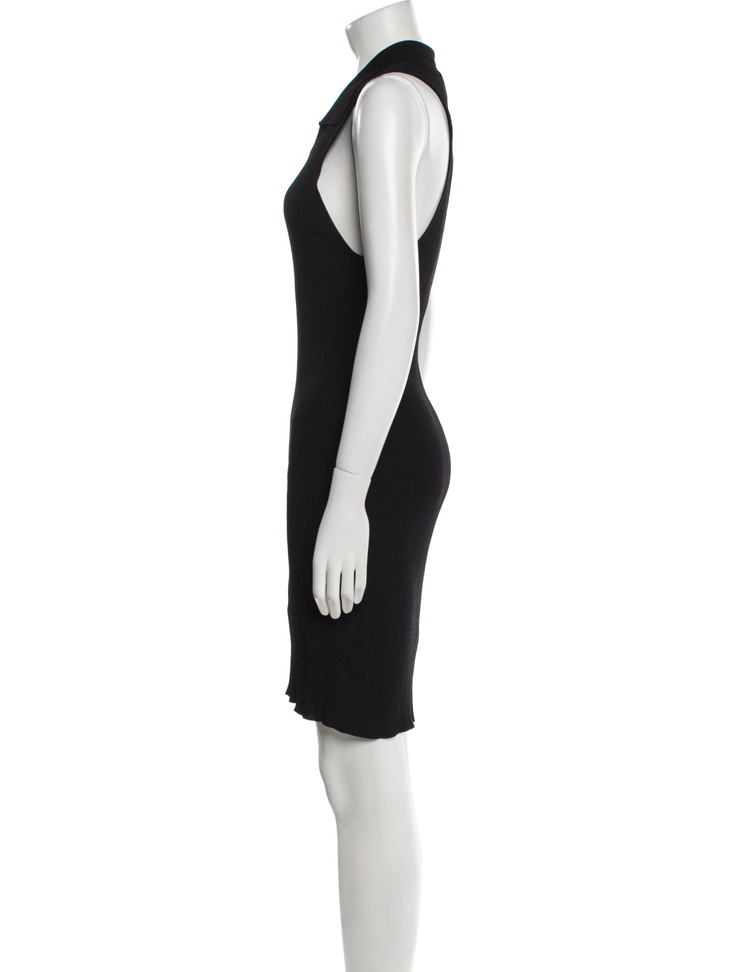 Toccin Plunge Neckline Knee-Length Dress