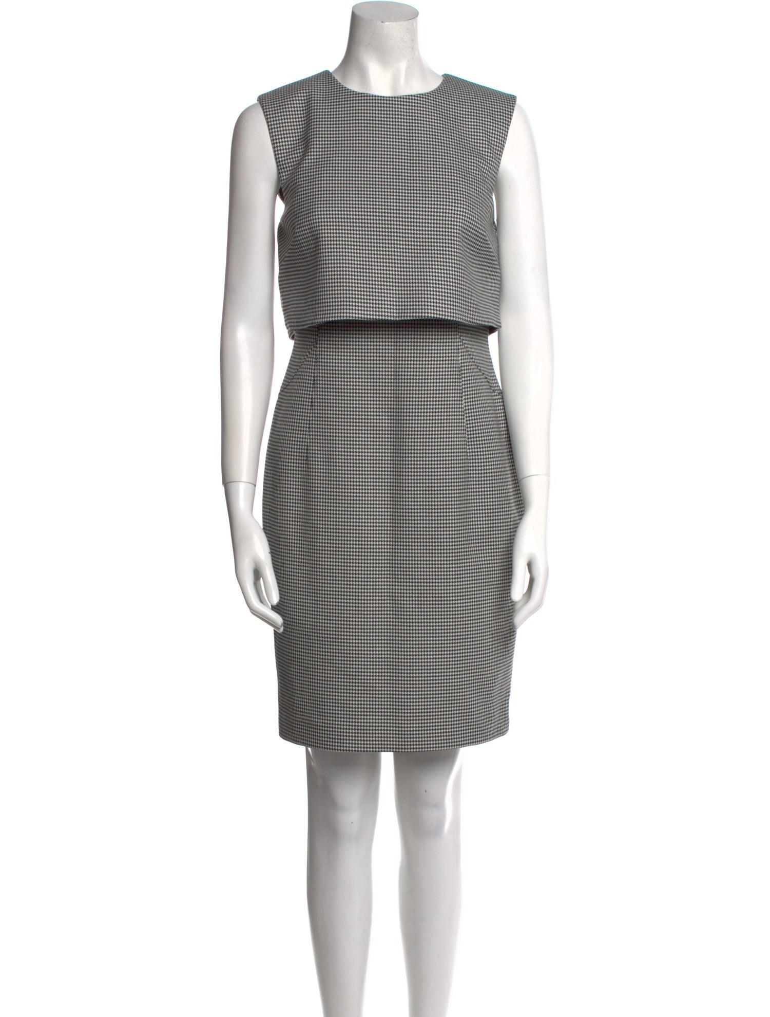 Toccin Houndstooth Print Mini Dress w/ Tags