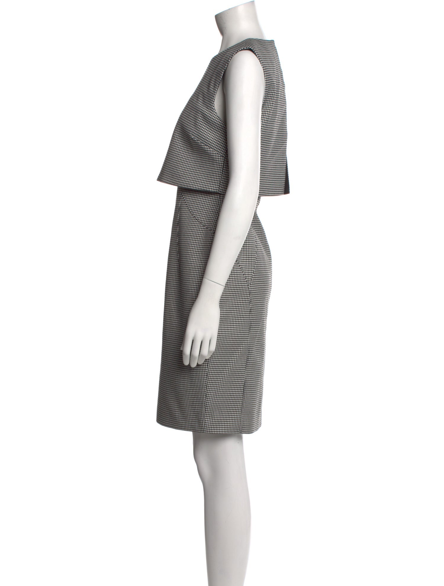 Toccin Houndstooth Print Mini Dress w/ Tags