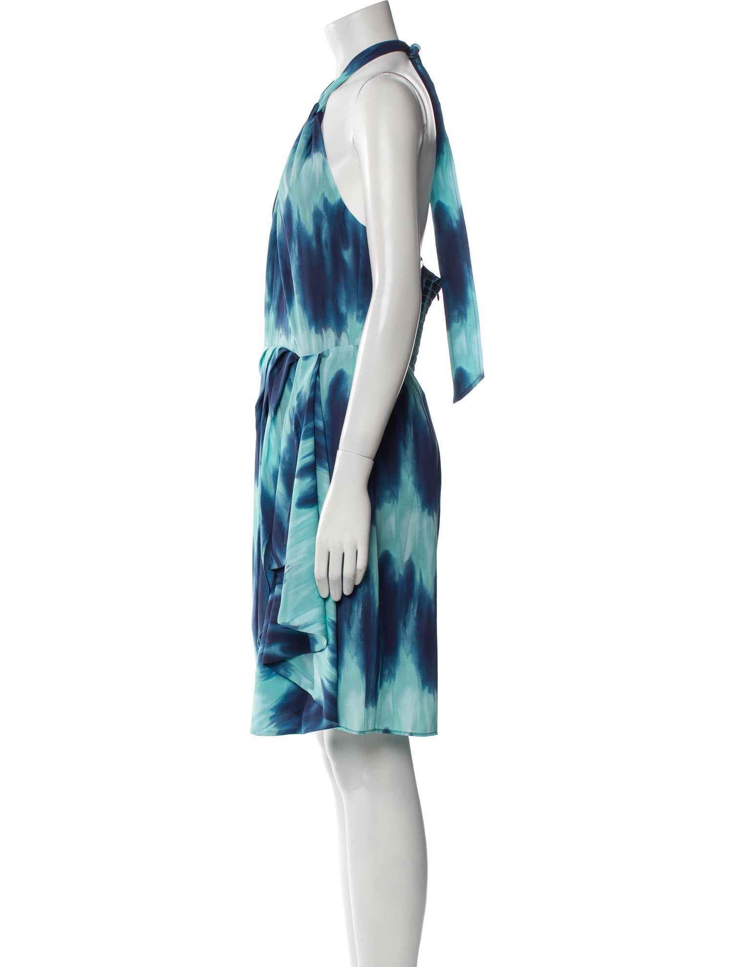 Toccin Tie-Dye Print Mini Dress