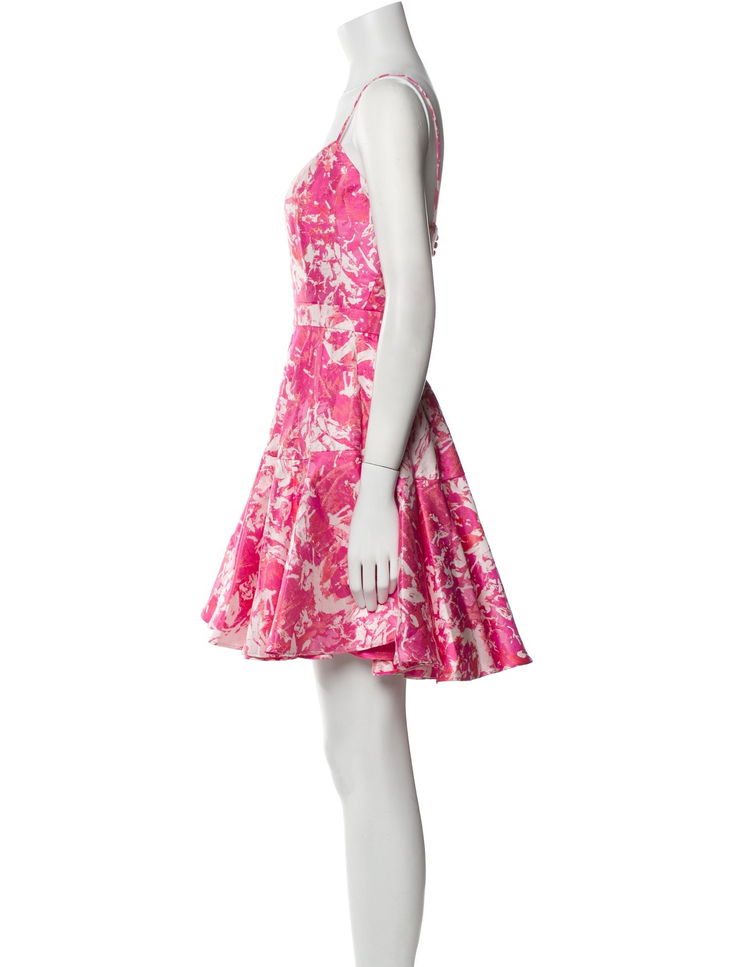 Toccin Floral Print Mini Dress