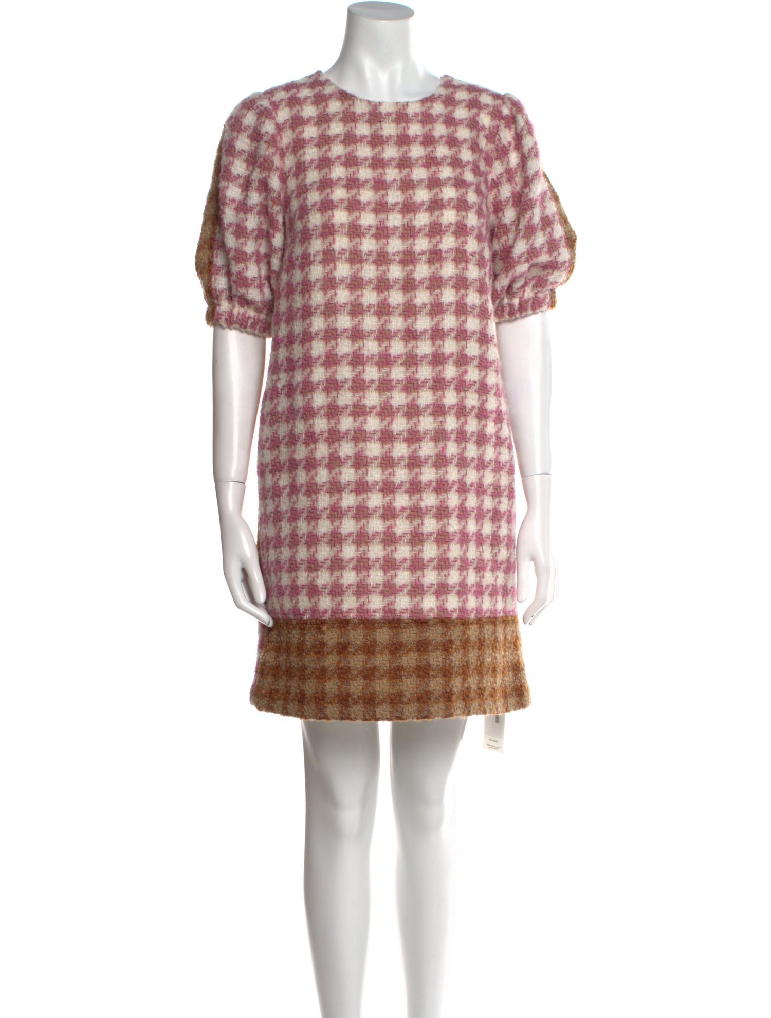 Toccin Plaid Print Mini Dress