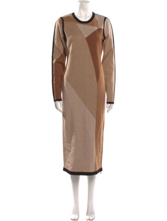 Toccin Crew Neck Midi Length Dress