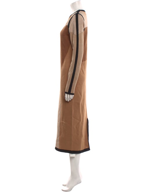 Toccin Crew Neck Midi Length Dress