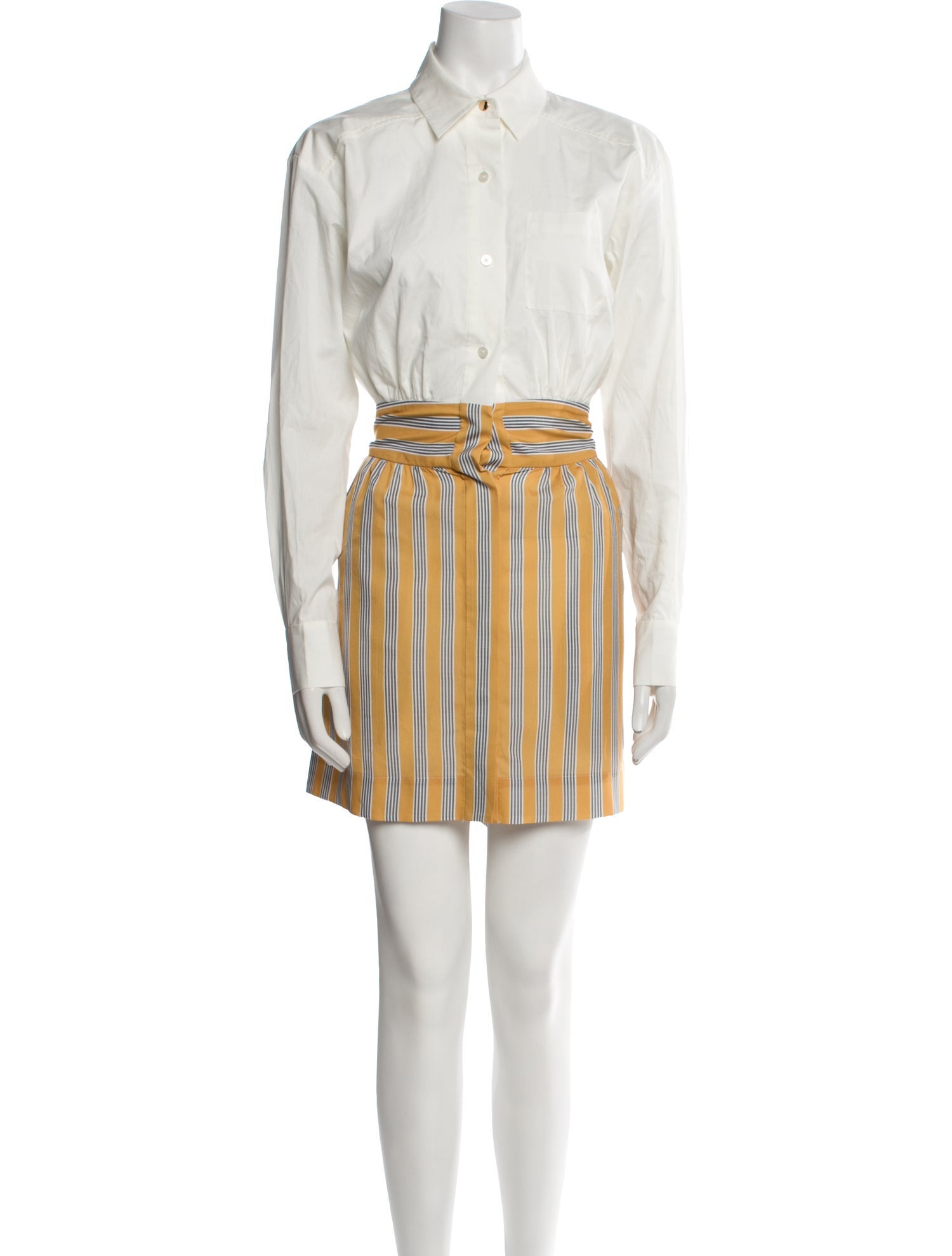 Toccin Striped Mini Dress w/ Tags