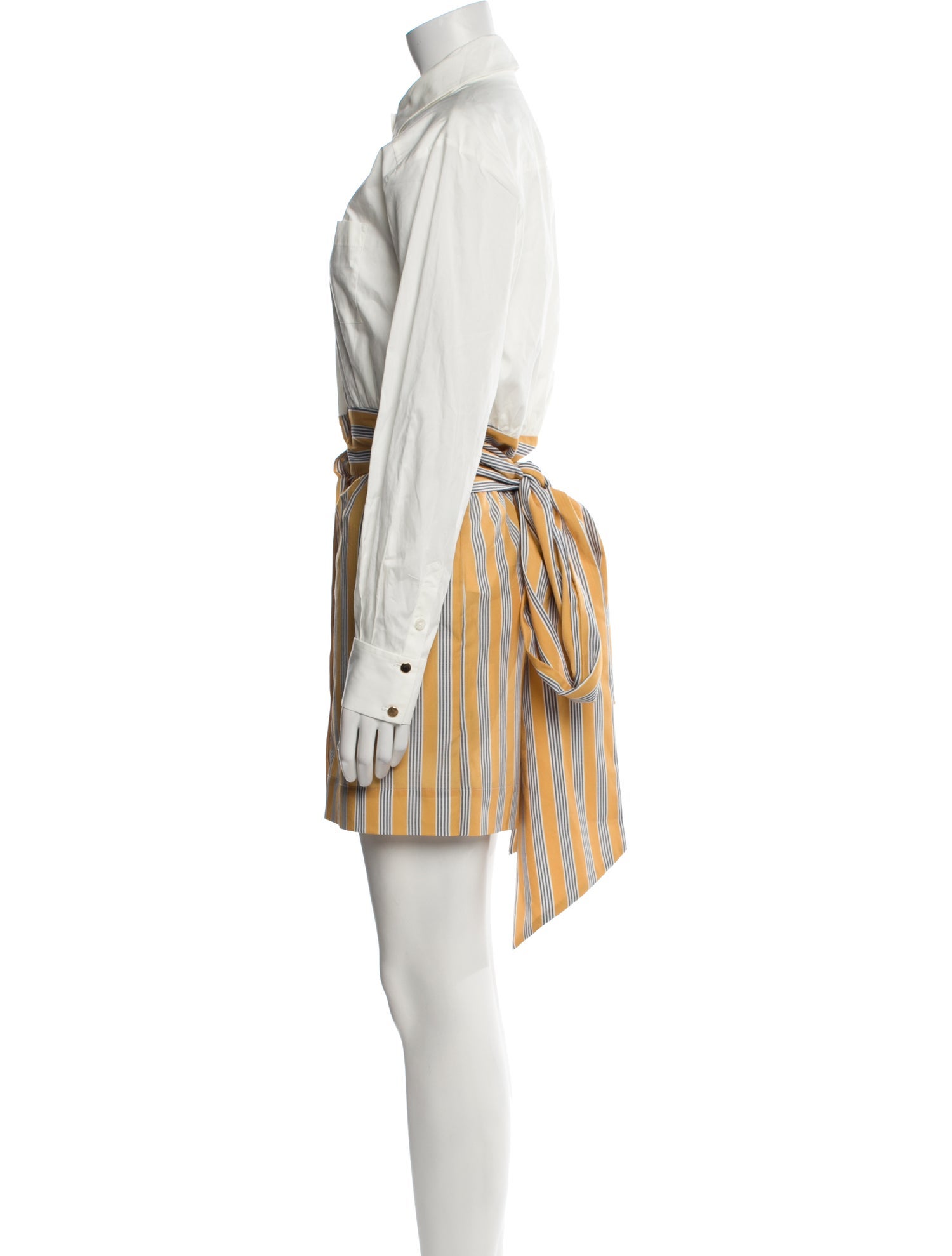 Toccin Striped Mini Dress w/ Tags