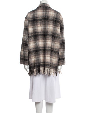 Toccin Plaid Print Jacket