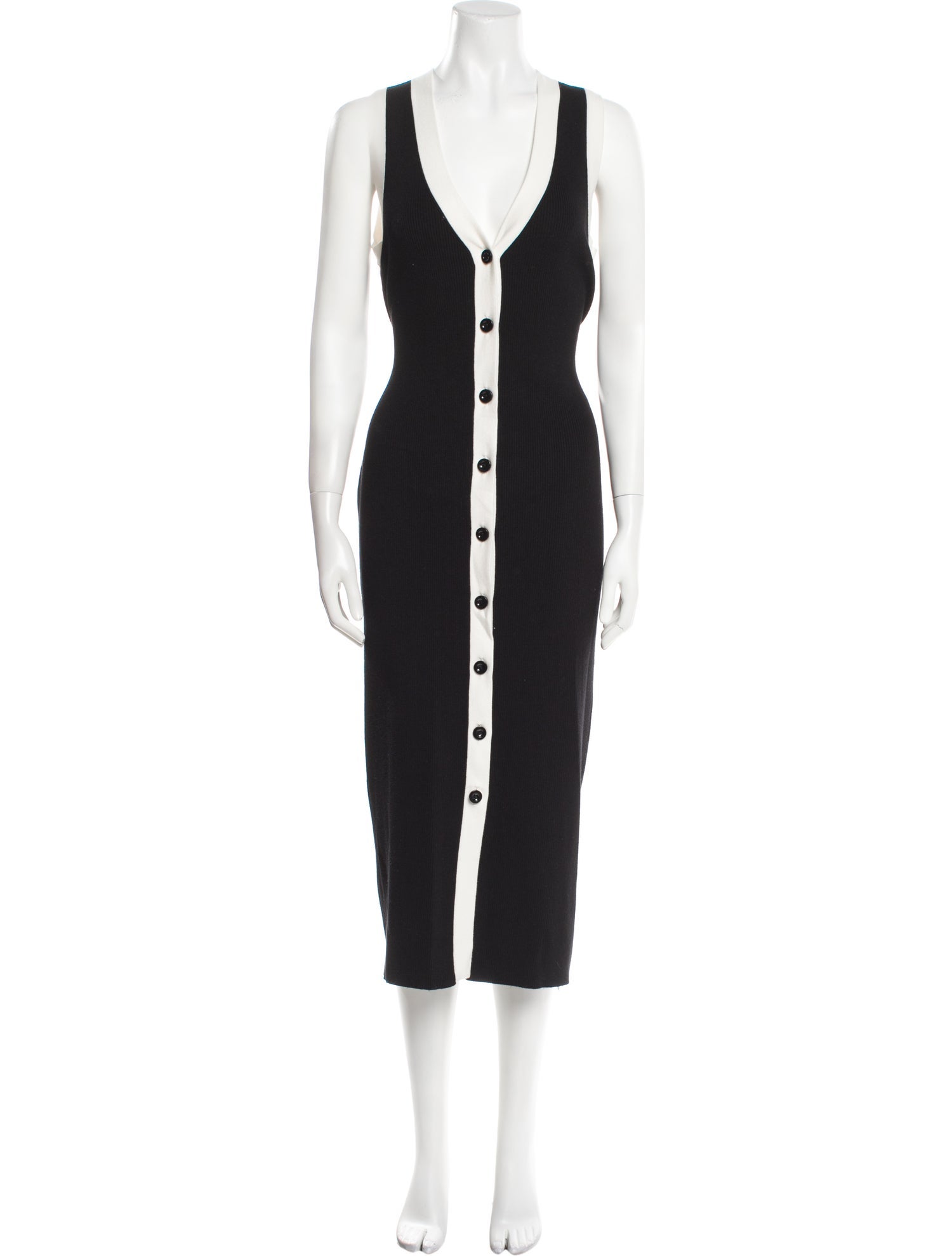 Toccin V-Neck Midi Length Dress