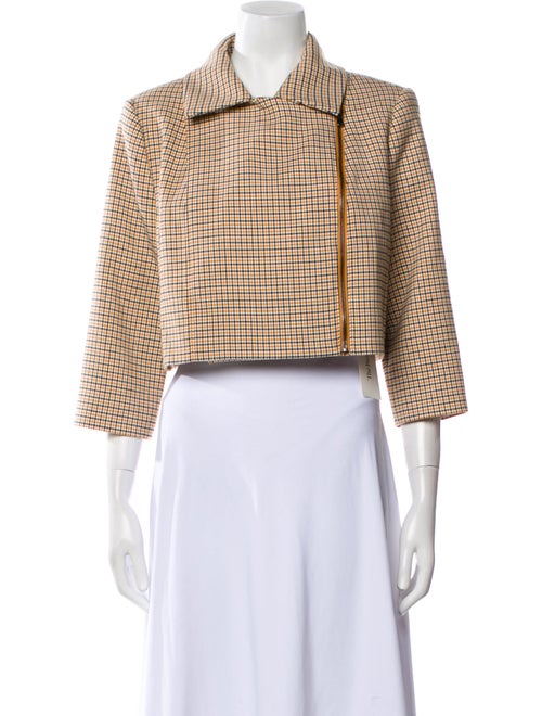 Toccin Houndstooth Print Jacket