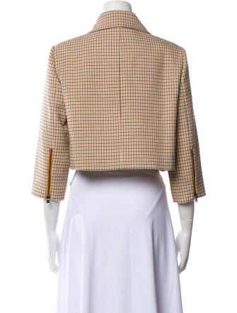 Toccin Houndstooth Print Jacket