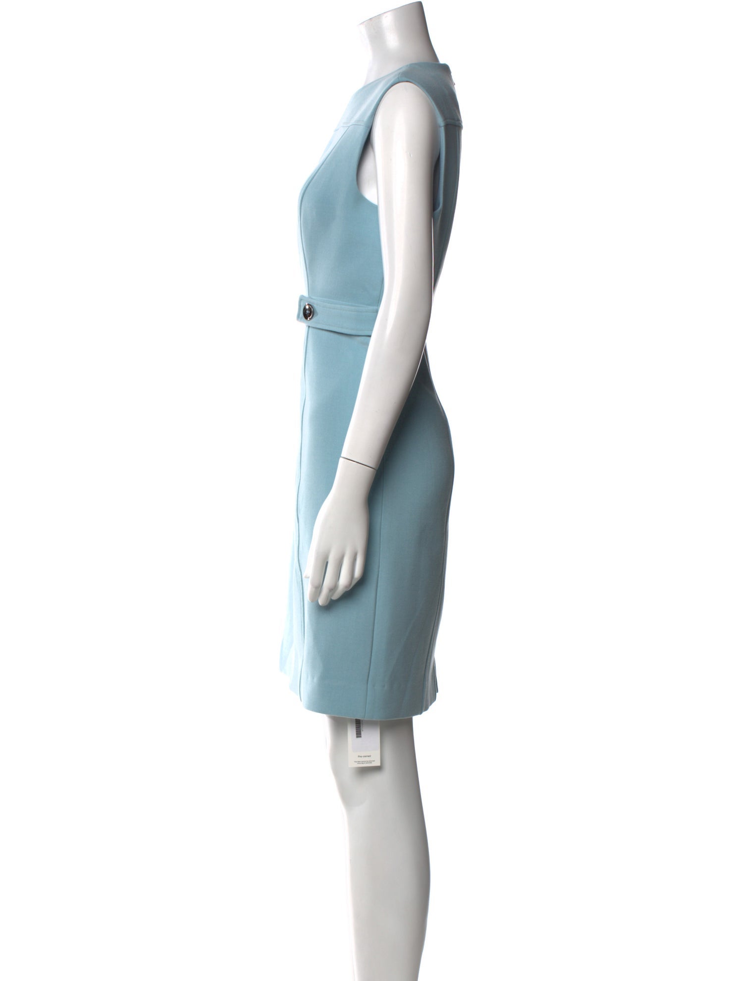 Toccin Bateau Neckline Mini Dress