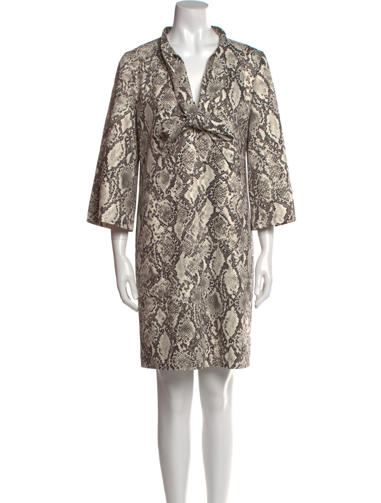 Toccin Animal Print Mini Dress