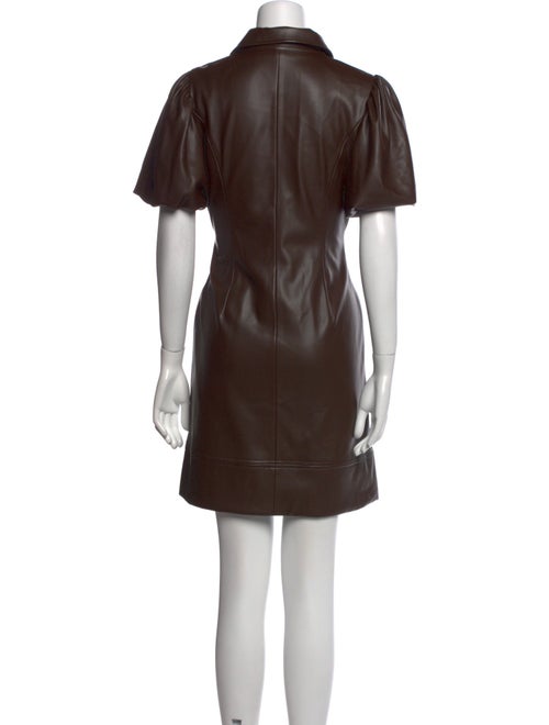 Toccin Faux Leather Mini Dress