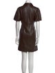 Toccin Faux Leather Mini Dress