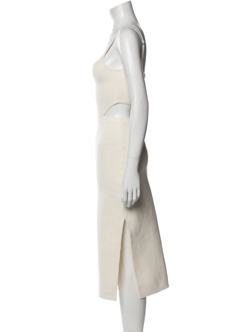 Toccin Square Neckline Midi Length Dress