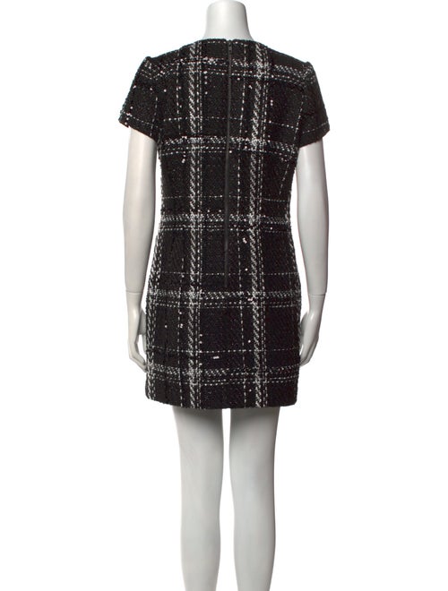 Toccin Plaid Print Mini Dress