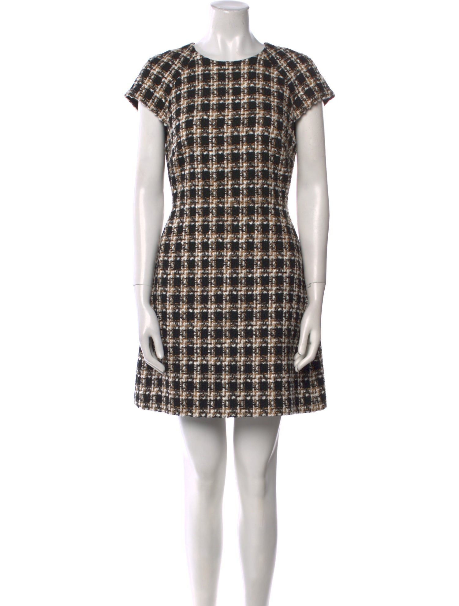 Toccin Plaid Print Mini Dress w/ Tags