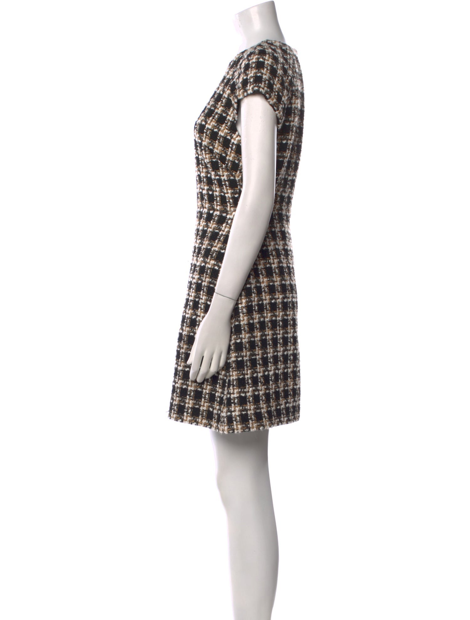 Toccin Plaid Print Mini Dress w/ Tags