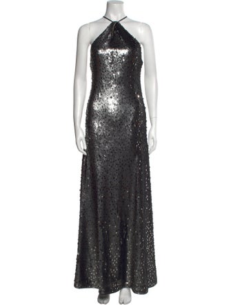 Toccin Halterneck Long Dress