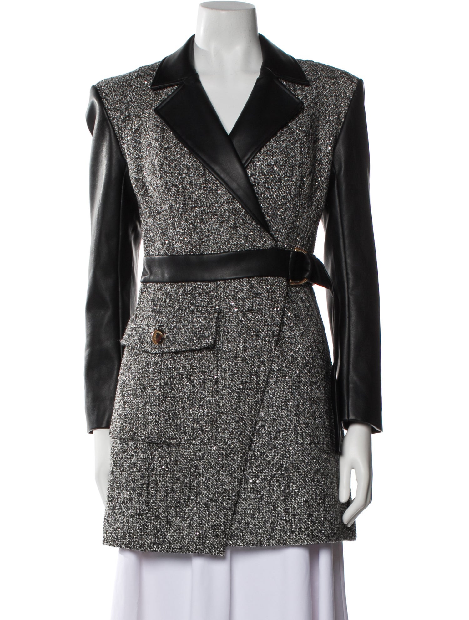 Toccin Tweed Pattern Blazer