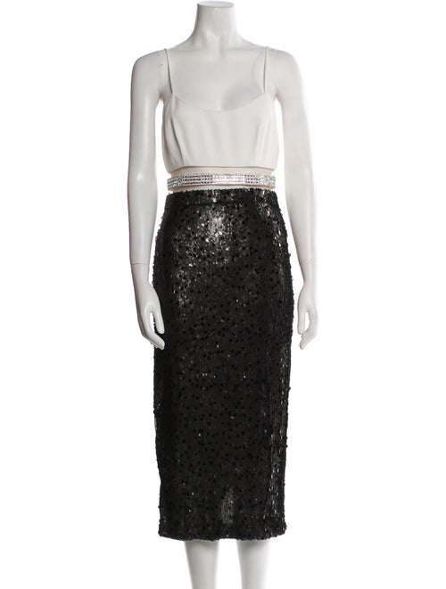 Toccin Square Neckline Midi Length Dress