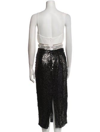 Toccin Square Neckline Midi Length Dress