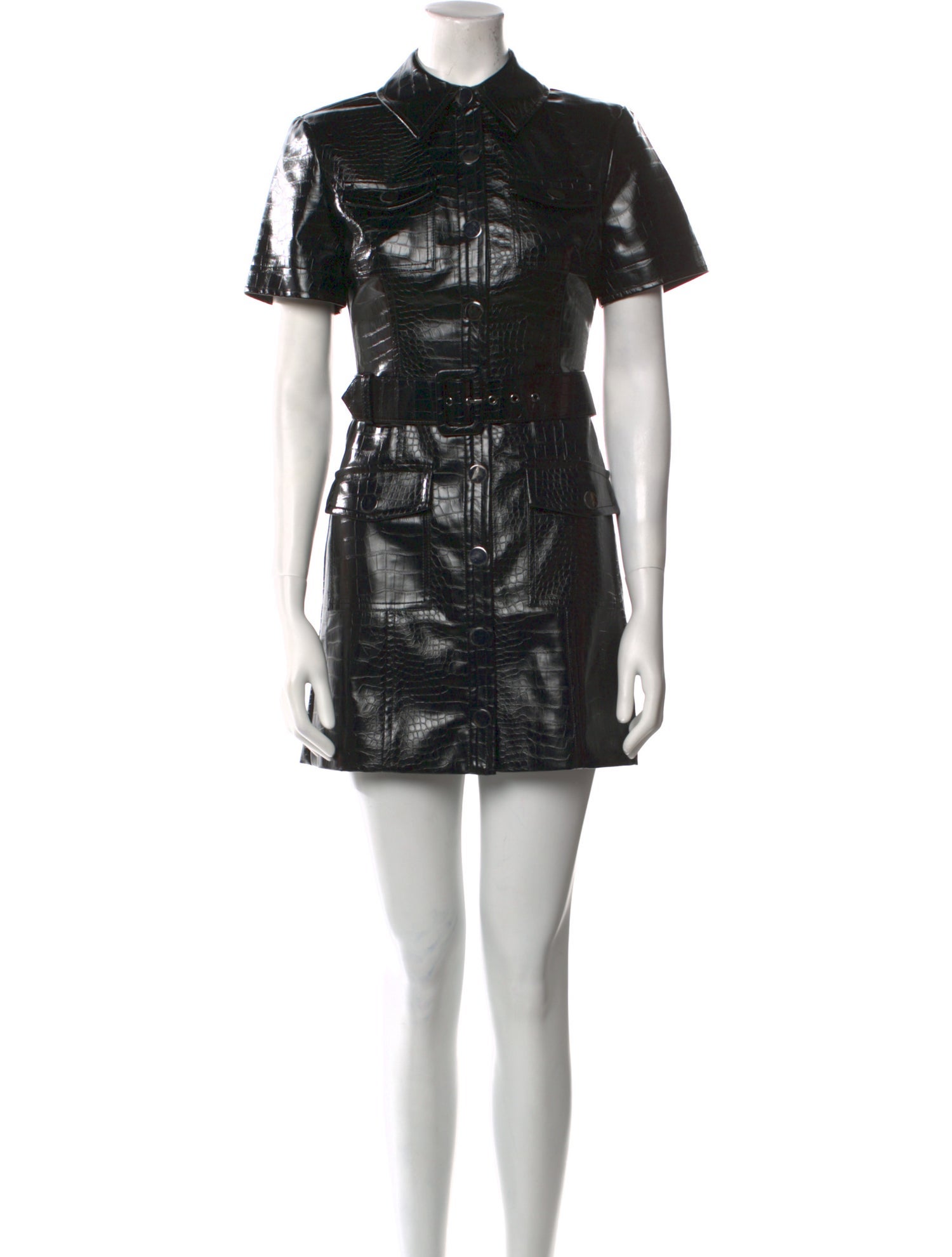 Toccin Mock Neck Mini Dress