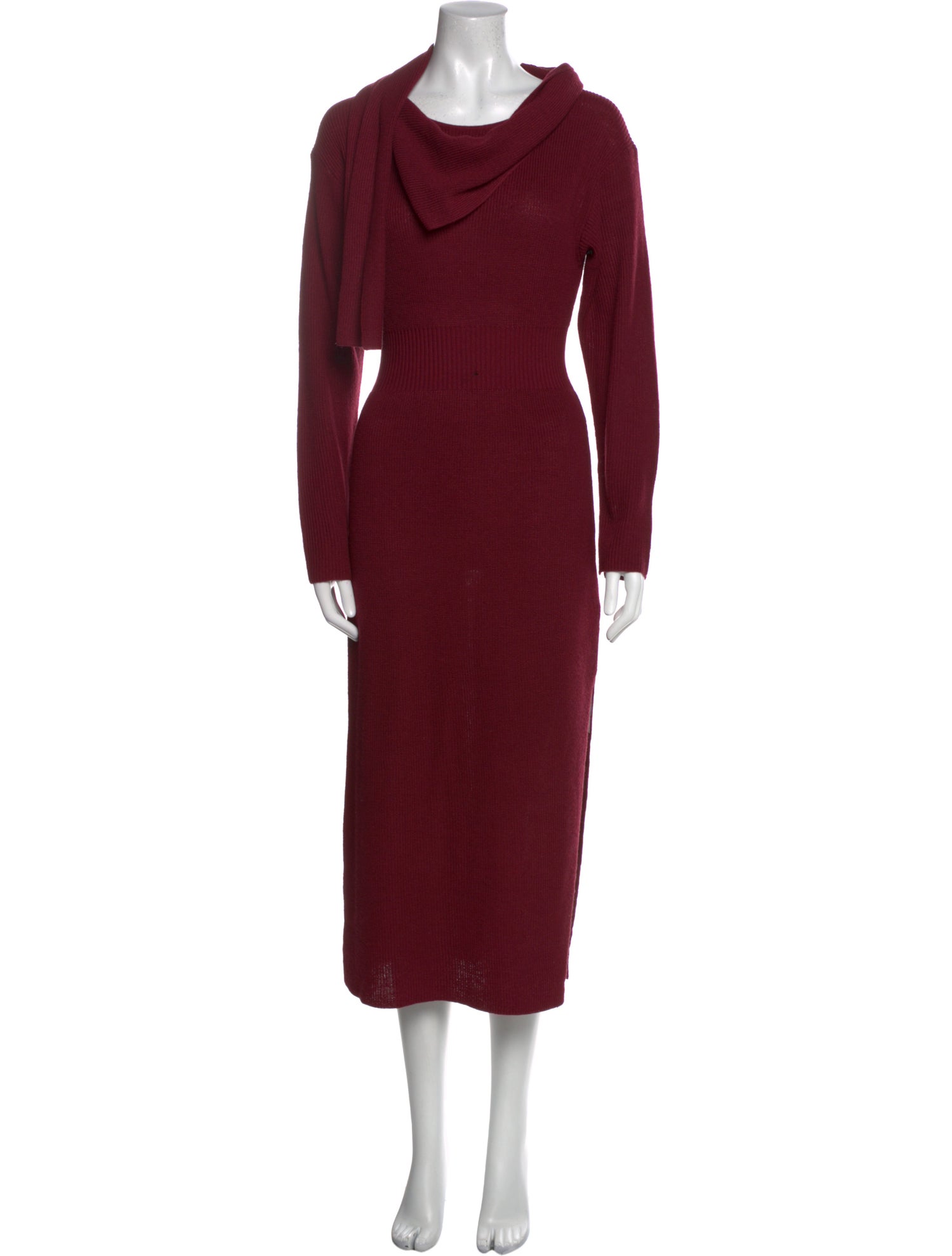 Toccin Cowl Neck Midi Length Dress