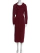 Toccin Cowl Neck Midi Length Dress
