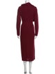 Toccin Cowl Neck Midi Length Dress