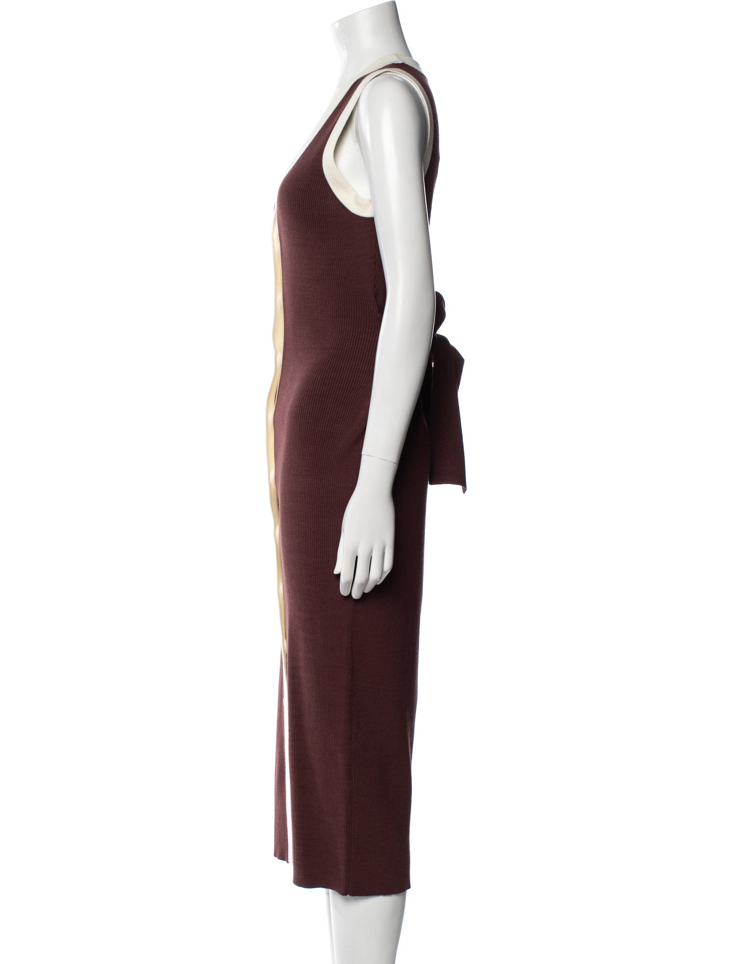 Toccin V-Neck Midi Length Dress