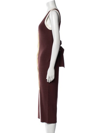 Toccin V-Neck Midi Length Dress