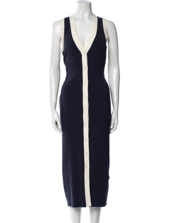 Toccin V-Neck Midi Length Dress